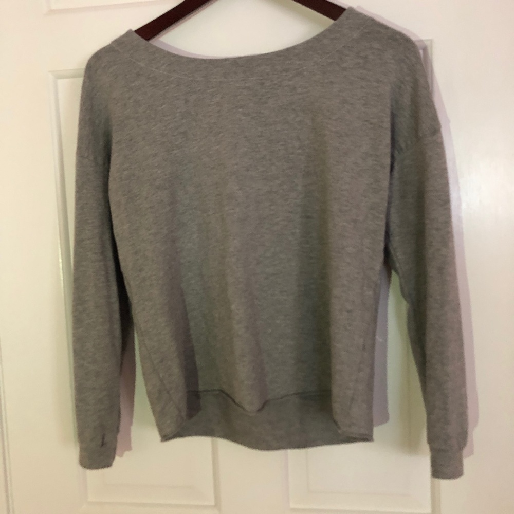 criss-cross back sweater